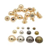 Crafts Custom Decorative Metal Screw stainless steel Leather Craft Rivet Studs For Handbag Accessories and Luggage