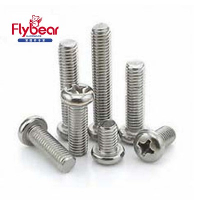 ISO7045 1.4435 stainless steel philips pan head screws pan head screw