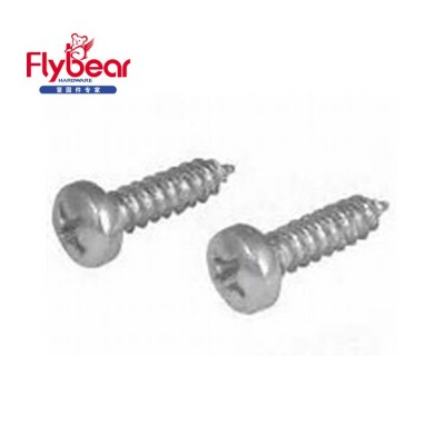 DIN7981 Cross recessed pan head tapping screws M2.2-M9.5 or customized GB845 machine screw/self tapping bolts for metal