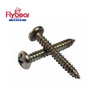 M2.2-M6.3 stainless steel A2-50 A2-70 tapping screw brass galvanized steel bottom head bolts screws