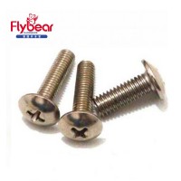 Machine screws DIN7985 DIN965 DIN963 cross recessed pozi pan head screw full thread stainless steel fastener