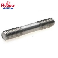 Metric Stainless Steel 304 A4-80 DIN835 double head stud standard fasteners DIN938 stud bolt